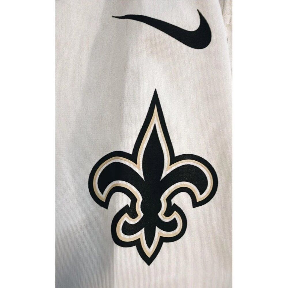 New Orleans Saints Mens Medium Football Jersey Blank White NFL Nike On Field - Picture 3 of 5